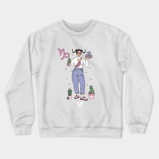 Capricorn Zodiac Crewneck Sweatshirt